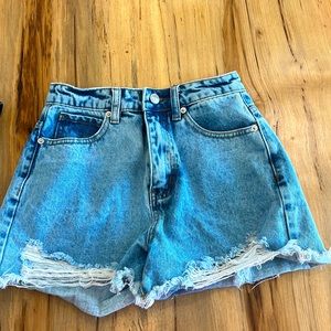 Princess Polly Jean Shorts Rarely worn